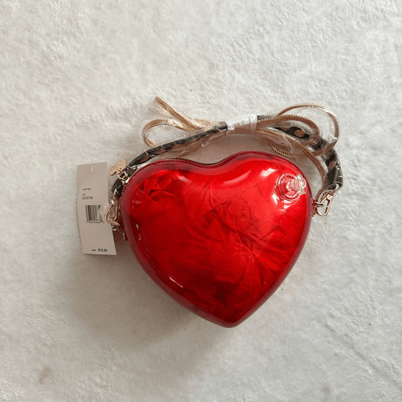 Betsey Johnson Heart Beat Crossbody Kitsch Bag - Picture 2 of 4